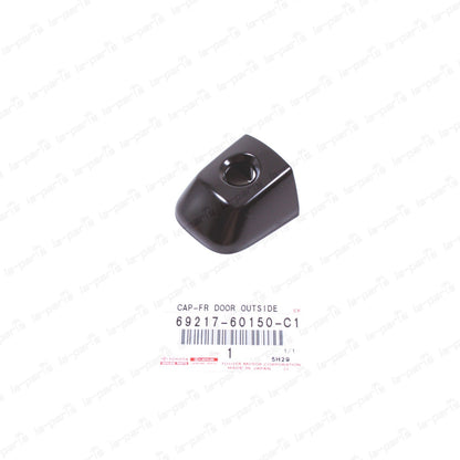 New Genuine OEM Toyota 10-24 4Runner Driver Side Front Door Black Handle Cover