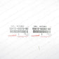 New Genuine Toyota Rav4 06-12  Center Instrument Cluster Finish Panel Trim PAIR