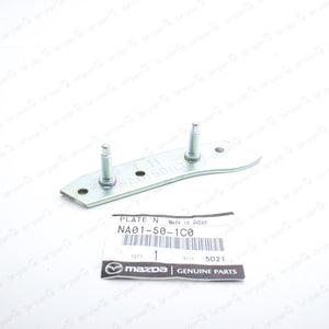 New Genuine Mazda 90-97 Miata Front Bumper Driver Mounting Plate NA01-50-1C0
