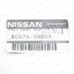 NEW GENUINE INFINITI 2016-2021 QX60 FRONT RIGHT SIDE DOOR MOULDING 80876-9NB0A