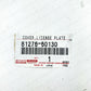 NEW GENUINE TOYOTA LAND CRUISER 80 LICENSE PLATE LAMP COVER 81276-60130