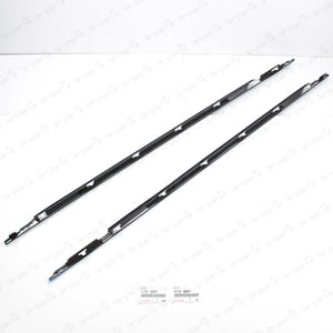 New Genuine Toyota Lc Lexus Lx450 91-97 Front Door Belt Mouldings Set Chrome