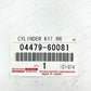 NEW GENUINE TOYOTA LEXUS FRONT BRAKE DISC CYLINDER CALIPER KIT 04479-60081