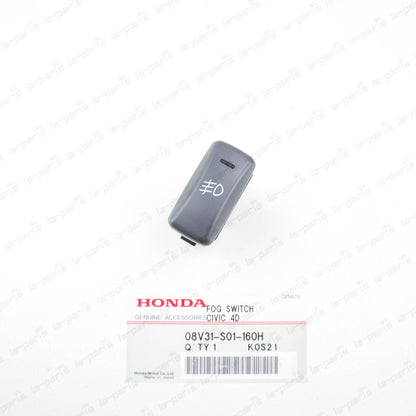 NEW GENUINE  96-00 HONDA CIVIC EK SI EX DX CX FOG LIGHT SWITCH (CHARCOAL)