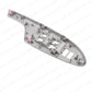 NEW GENUINE TOYOTA 09-13 COROLLA DRIVER DOOR WINDOW SWITCH BEZEL 74232-12620-B0