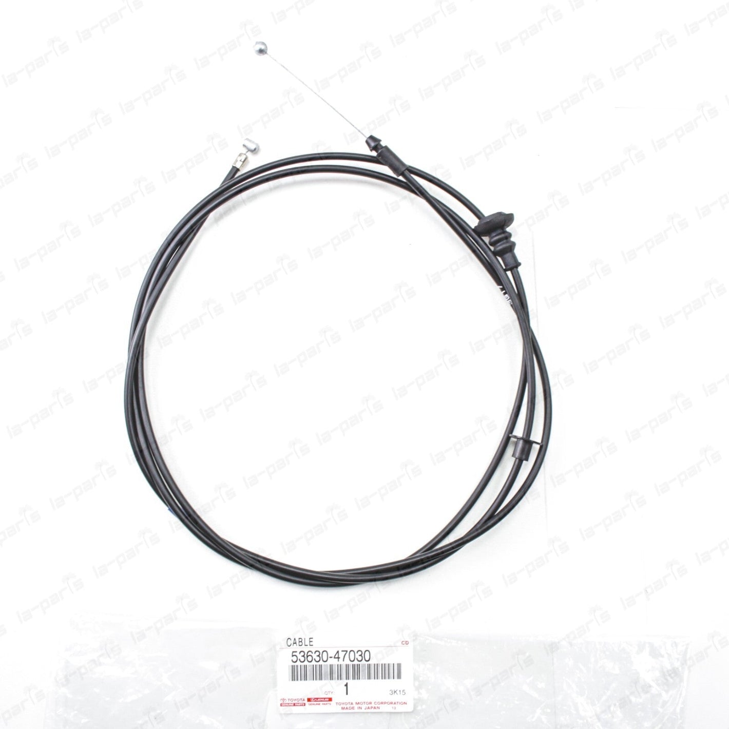 New Genuine OEM Toyota 04-09 Prius Hood Lock Control Release Cable 53630-47030
