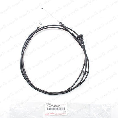 New Genuine OEM Toyota 04-09 Prius Hood Lock Control Release Cable 53630-47030