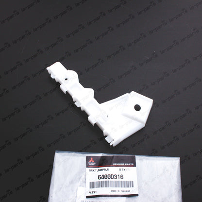 Genuine OEM Mitsubishi 14-15 Mirage Front Bumper Passenger Side Bracket 6400D316