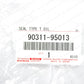 Genuine Toyota 1UZFE 2UZFE 3UZFE 1GZFE 3URFE 1URFE Rear Main Seal 90311-95013