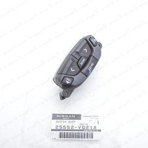 New Genuine OEM Nissan 97-10 Patrol Y61 Steering Wheel Radio Switch 25552-VD21A