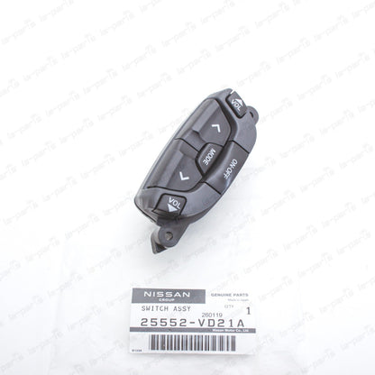 New Genuine OEM Nissan 97-10 Patrol Y61 Steering Wheel Radio Switch 25552-VD21A