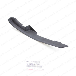 GENUINE TOYOTA 2010-2015 PRIUS DRIVER SIDE FENDER TO COWL SEAL LEFT 53867-47030