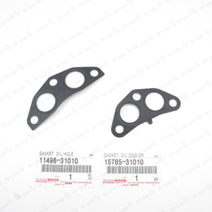 GENUINE TOYOTA SIENNA VENZA HIGHLANDER RX350 RX450h OIL COOLER PIPE GASKETS SET