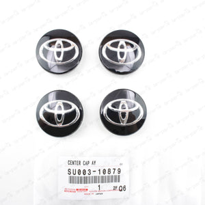 GENUINE TOYOTA 13-16 GT86 86 ZN6 SCION FRS BLACK CENTER WHEEL CAPS JDM SET OF 4