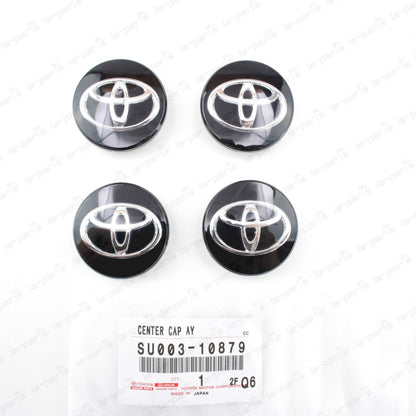 GENUINE TOYOTA 13-16 GT86 86 ZN6 SCION FRS BLACK CENTER WHEEL CAPS JDM SET OF 4