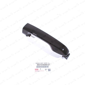 New Genuine OEM Toyota 16-24 4Runner Land Cruiser Black Front Driver Door Handle