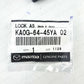 NEW GENUINE MAZDA 13-16 CX-5 CENTER CONSOLE LID LOCK OEM KA0G-64-45YA-02