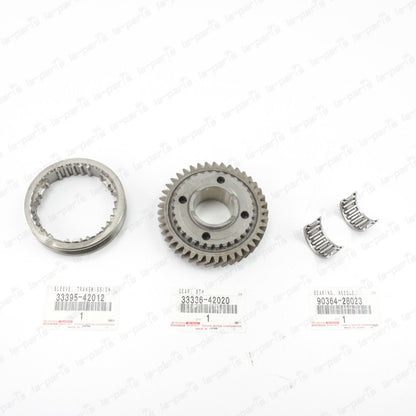 New Genuine Toyota Corolla Matrix 5th Gear Repair Kit 41 Teeth 3pc 33336-42020