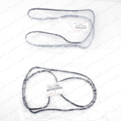NEW GENUINE TOYOTA LEXUS 11213-31050 & 11214-31020  VALVE COVER GASKET SET