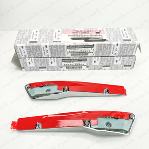 GENUINE NISSAN GT-R R35 GTR FRONT FENDER EMBLEM SET OF 2 63871-62B0A 63870-62B0A