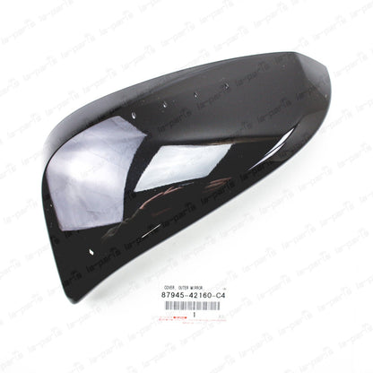New Genuine OEM Toyota 14-23 4Runner Rav4 Driver Side Mirror Cover Black 218