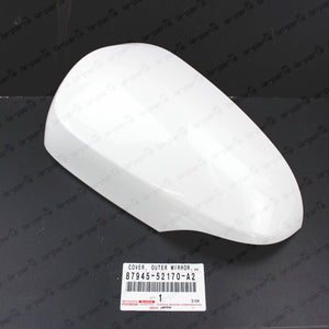 Genuine Toyota Prius "C" Driver Mirror Cover 082 White Pearl 87945-52170-A2