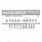 NEW GENUINE NISSAN X-TRAIL T30 CONTROL KNOB 27559-8H300