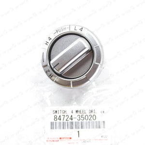 New Genuine OEM Toyota 03-04 4Runner 4WD Wheel Drive Control Switch 84724-35020