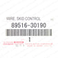Genuine Lexus IS GSE25 GS GRS196 Passenger Skid Control Sensor Wire 89516-30190
