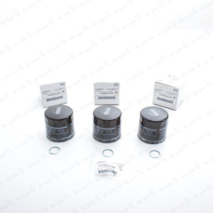 New Genuine OEM Subaru Engine Oil Filter 15208AA100 & Crash Washer 3 PACK