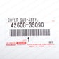 New Genuine OEM Toyota 2013-2024 4Runner Black Wheel Center Cap 4260B-35090