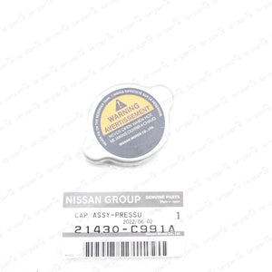 Genuine Nissan 09-21 GT-R Xterra 370Z Frontier NV  Metal Radiator Cap 21430C991A