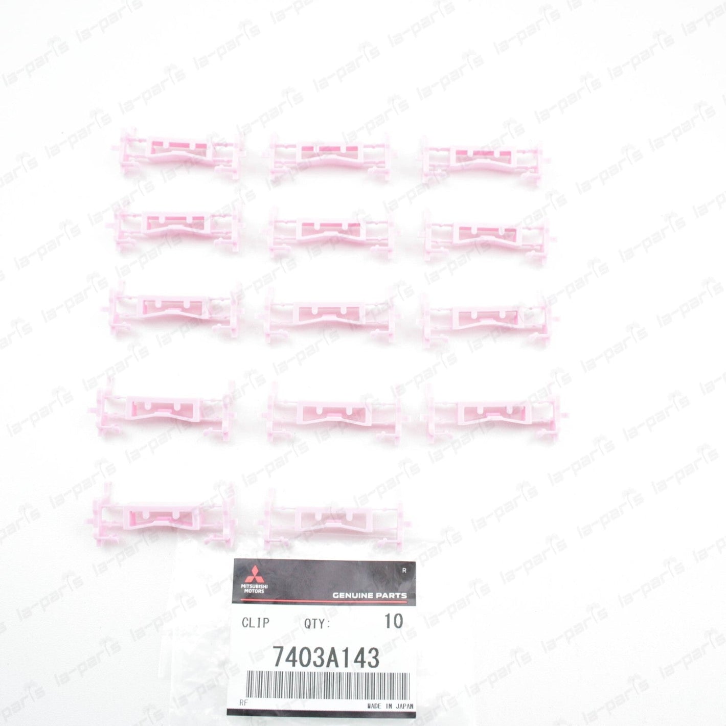 New Genuine Mitsubishi Roof Molding Clips  7403A143 Lancer Evolution SET OF 14