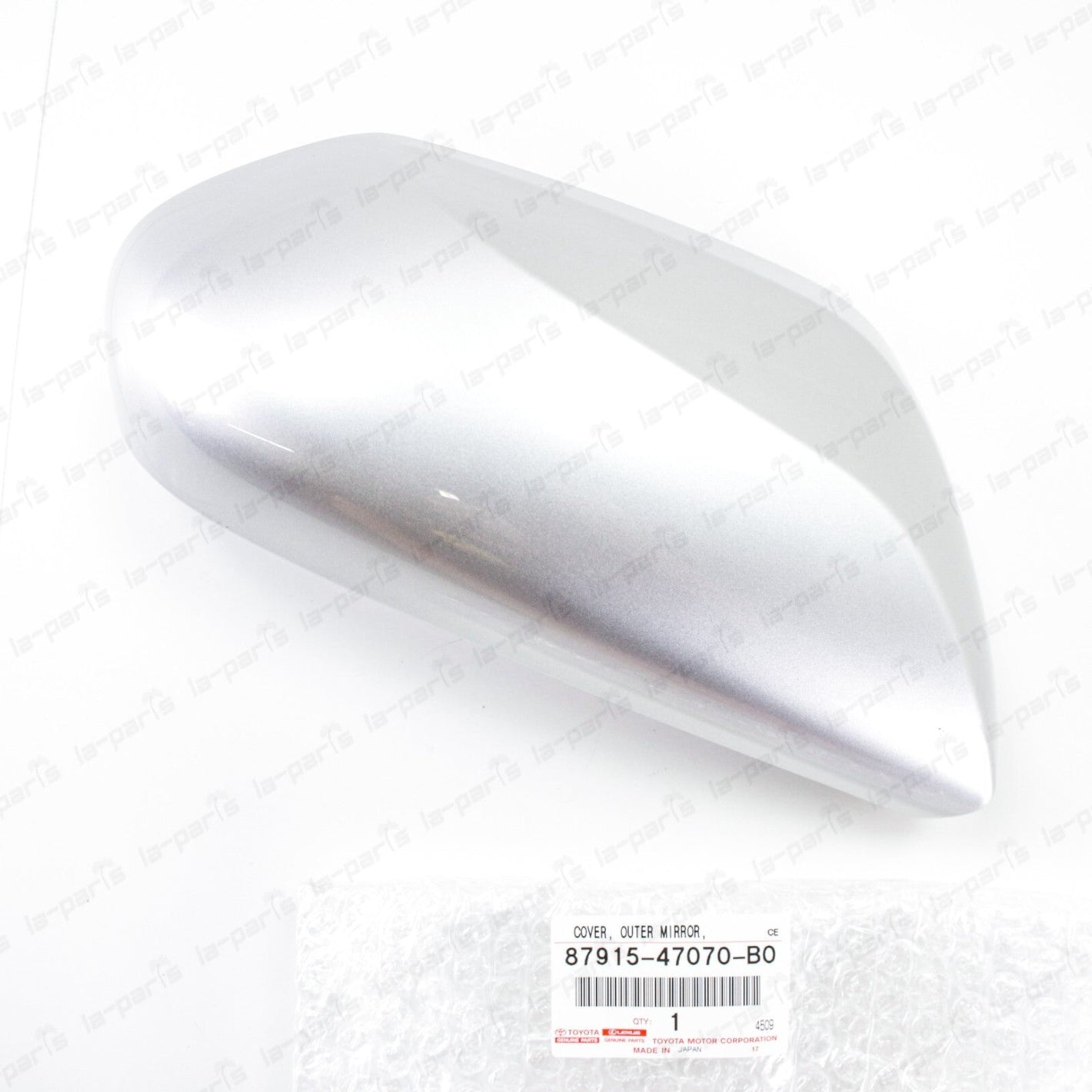 New Genuine Toyota 16-21 Prius Passenger Mirror Cover Silver 1F7 87915-47070-B0