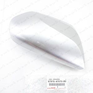 New Genuine Toyota 16-21 Prius Passenger Mirror Cover Silver 1F7 87915-47070-B0