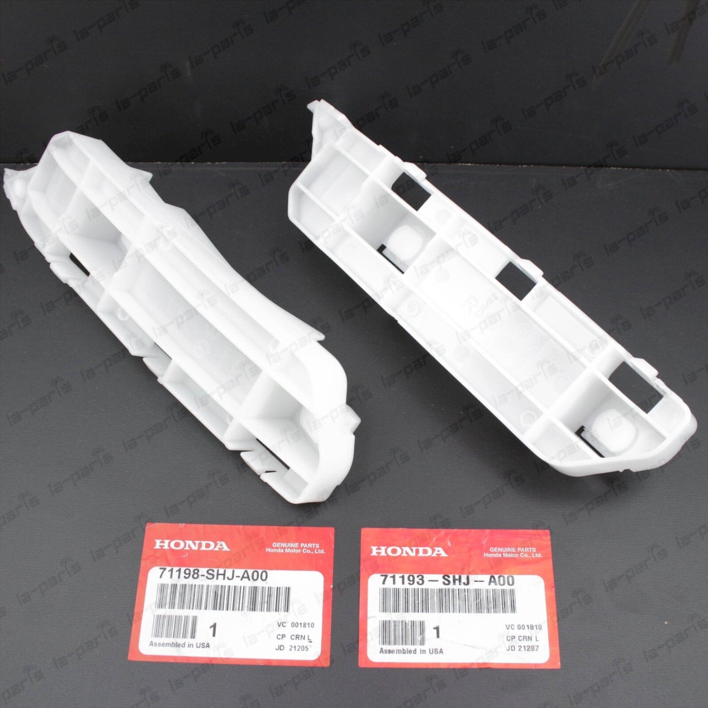 GENUINE HONDA 05-10 ODYSSEY FRONT BUMPER COVER SPACER LEFT + RIGHT  SET OF TWO