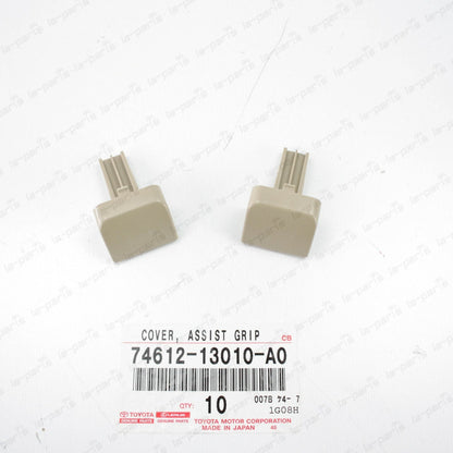 NEW GENUINE 74612-13010-A0 FOR LEXUS GX470 DOOR ASSIST GRIP PLUG IVORY SET OF 2