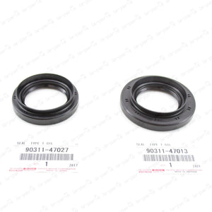 GENUINE TOYOTA 4RUNNER LEXUS LX570 FRONT DRIVE AXLE SHAFT OIL SEAL SET LH & RH