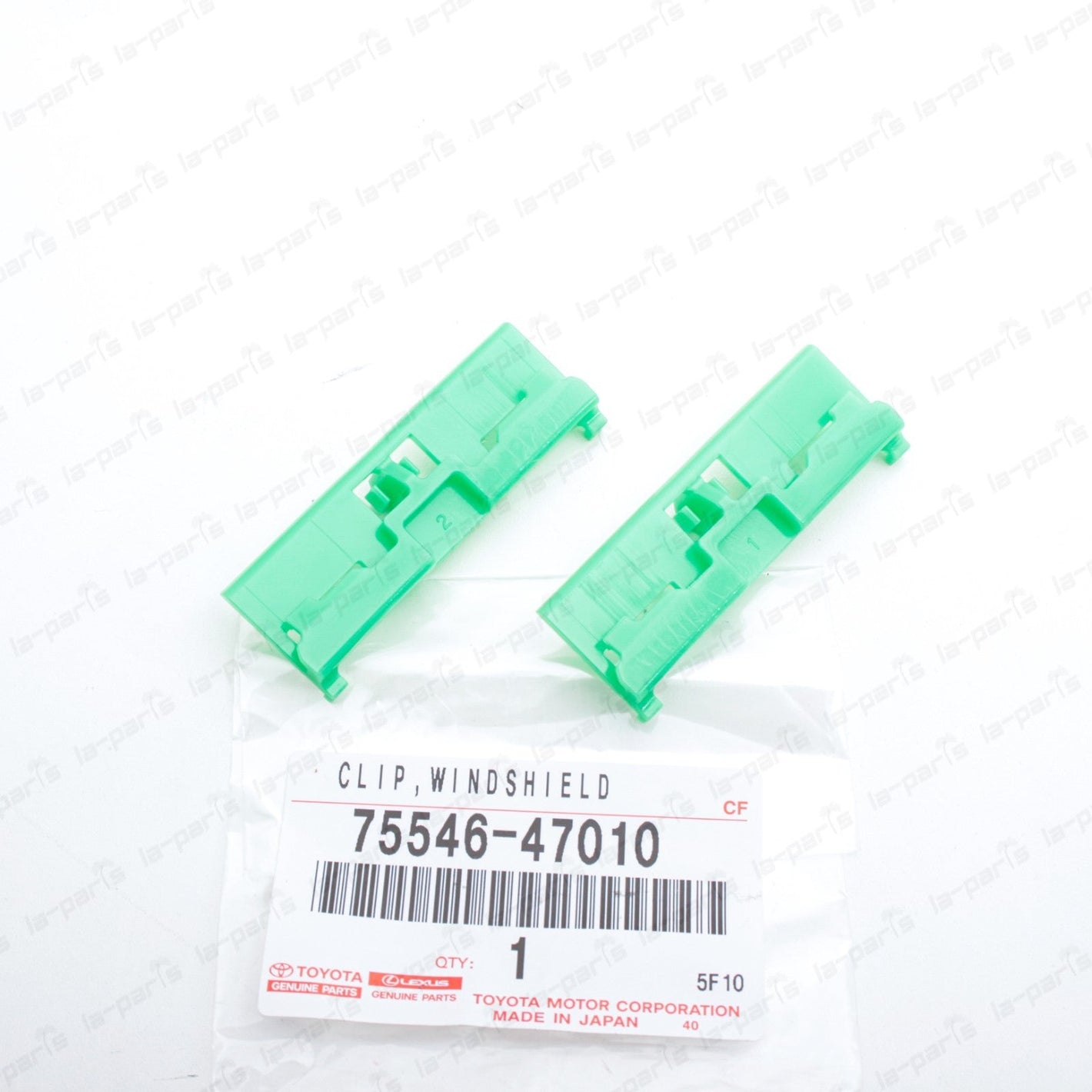 New Genuine Toyota 16-22 Prius Prius Prime Front Windshield Molding Clip Qty:2