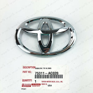 NEW GENUINE TOYOTA 2005 2006 2007 AVALON FRONT GRILLE EMBLEM  75311-AC020