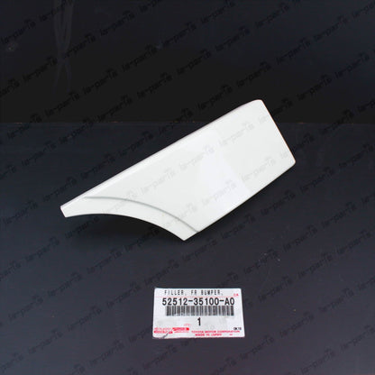 New Genuine Toyota FJ Cruiser 07-14 WHITE Front RH Bumper Filler 52512-35100-A0