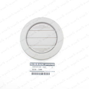 NEW GENUINE NISSAN  GRAY ROOF A/C AIR VENT GRILLE 66550-7S000