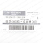 New Genuine Nissan Infiniti 2015-2017 Q70 Q70L Front Emblem Bracket 62866-4AM0B