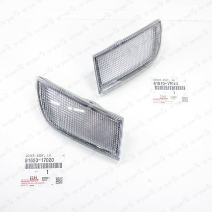 New Genuine OEM Toyota MR2 SW20 Front Clearance Lamp Right & Left Clear Lens Set