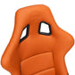 NRG FRP Bucket Seat w/Brown Vinyl Material - Large