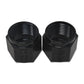 Russell Performance -8 AN Tube Nuts 1/2in dia. (Black) (2 pcs.)