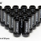 Cusco Universal Wheel Lug Nut Set M12 x P1.5mm - Black (20pcs)