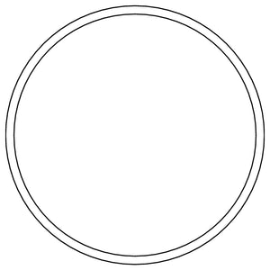 Cometic Holley 4500 Dominator .060in Fiber Air Cleaner Mounting Gasket - 7.3125in Diameter