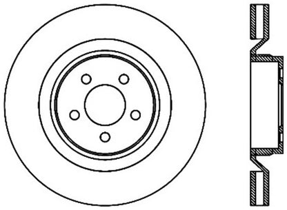 StopTech Power Slot 06-07 Chrysler SRT-8 Front Left Cryo Slotted Rotor