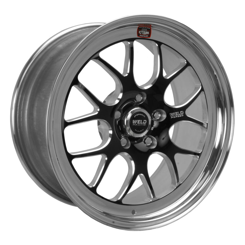 Weld S77 18x10 / 5x4.75 BP / 5.1in. BS Black Wheel (High Pad) - Non-Beadlock